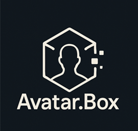 Avatar.Box Logo - Logos design created by a young artist with AI assistance